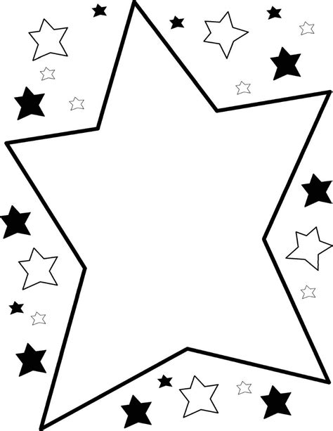 Free Star Line Art, Download Free Star Line Art png images, Free ...