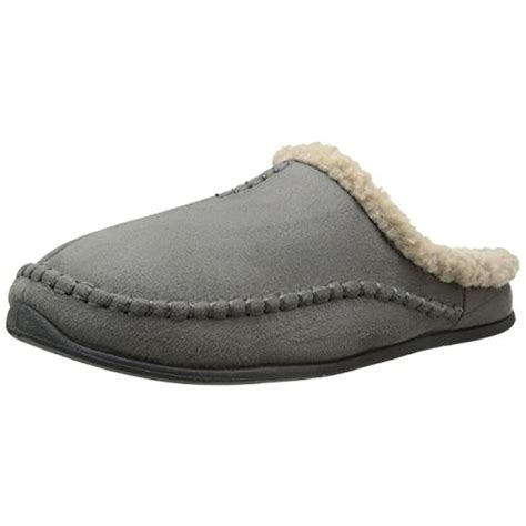 Deer Stags Mens Nordic Faux Suede Indooroutdoor Mule Slippers