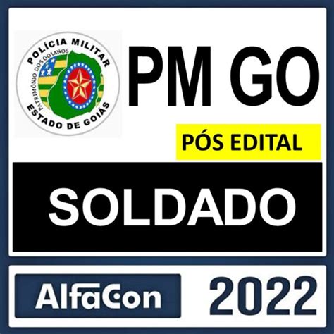 Rateio Pm Go PÓs Edital Soldado Alfacon 2022