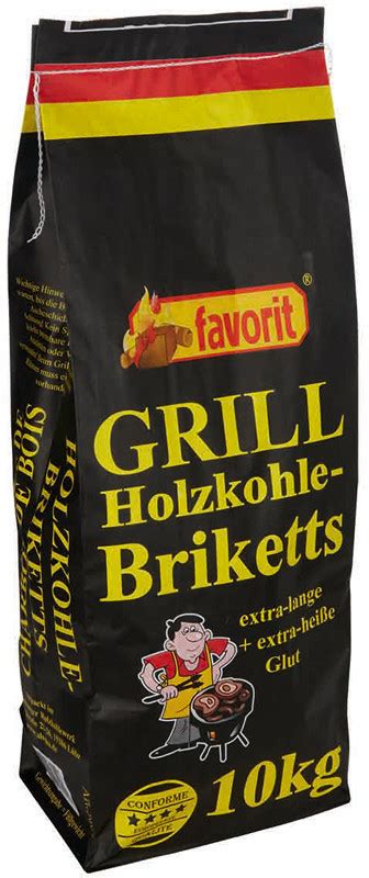 Favorit Grill Holzkohle Briketts 10 Kg 3001 Ab 14 95