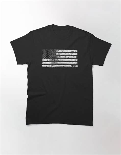 Us Flag Distressed Classic T Shirt