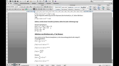 Ableiten Von Funktionen Auch Br Che Mit X Im Nenner Youtube