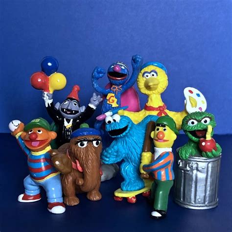 RESERVED Sesame Street Figures 100 Complete Set Super Grover Big Bird