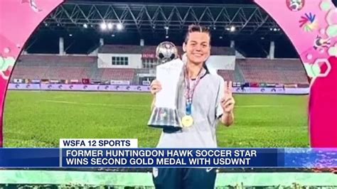 Former Huntingdon Soccer Star Wins 2nd Gold Medal With USDWNT YouTube