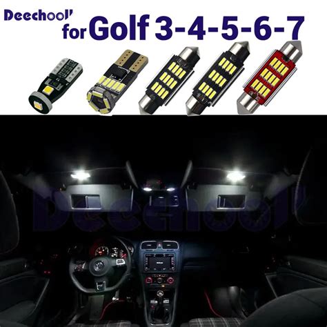 Deechooll Canbus Car Interior Led Indoor Dome Map Light Kit For