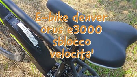 Sblocco Velocita Bici Elettrica Tutorial Completo Youtube