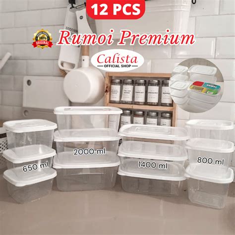 Jual TOPLES SET CALISTA RUMOI BENING PUTIH TRANPARAN 12PCS FOOD