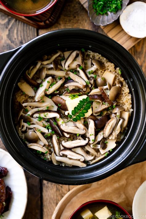 Japanese Mushroom Rice きのこご飯 Just One Cookbook