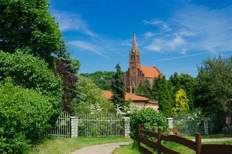 Church in Lubin, Poland stock image. Image of holiday - 42072433