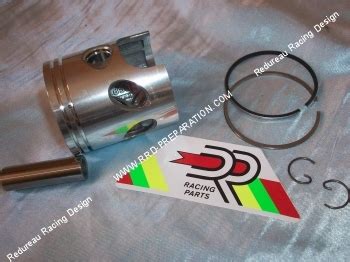 Piston DR Racing bi segment Ø48 48 5 49mm pour kit fonte PIAGGIO