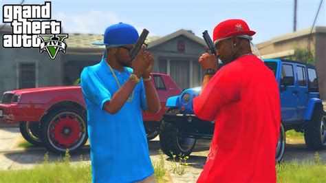 GTA 5 BLOODS VS CRIPS GANG WAR PC Roleplay YouTube