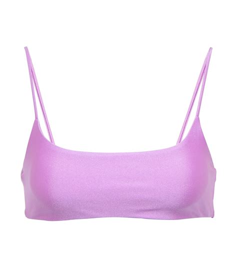 Muse Bikini Top In Pink Jade Swim Mytheresa