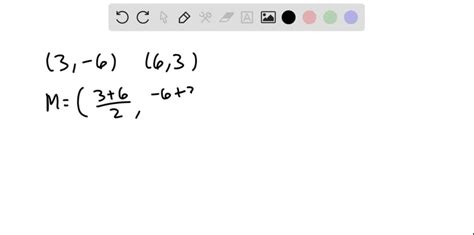 Solved Determinar Los Puntos De Triseccion Y El Punto Medio Del