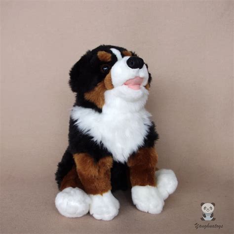 Happy Bernese Mountain Doll Toys Real Life Plush Dogs Toy Children ...