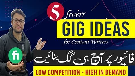 5 Low Competition High In Demand Fiverr Gig Ideas For Content Writers