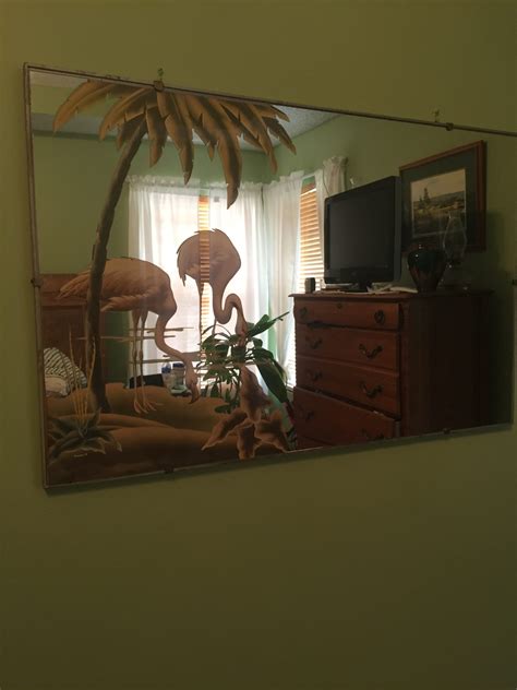 Turner Flamingo Mirror 1950s River Market Antiques