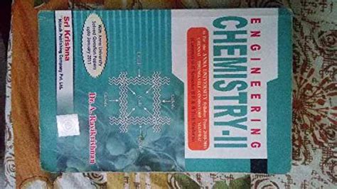 Engineering Chemistry 2 By Dr A Ravikrishnan Amazon In Books