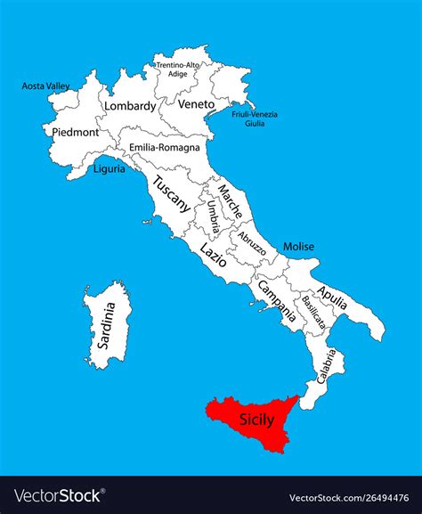 Map Of Italy Sicily - Wilow Kaitlynn