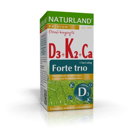 Naturland D K Ca Forte Trio Tabletta Naturland Magyarorsz G