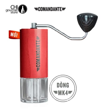 Cối Xay Cà Phê Cầm Tay Comandante C40 MK4 Red Sonja CHi Gourmet Store