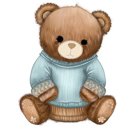 Realistic Teddy Bear Sketch