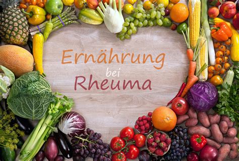 Ernährung bei Rheuma Zusammenhang Empfehlungen