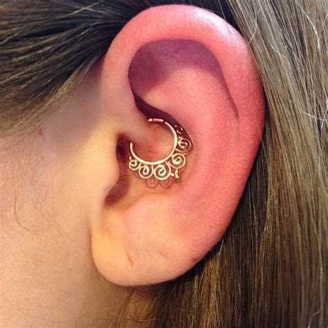 Another Great Use Of One Of Our Beautiful Septum Rings Daith Ear