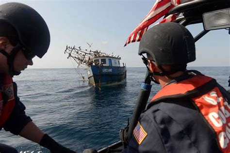 A Coast Guard Cutter Active Boarding Team Inspects Nara And Dvids