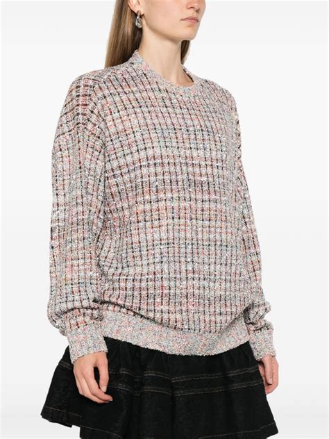 Missoni Maglione Con Paillettes Rosa Farfetch It