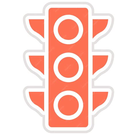 Premium Vector Traffic Light Vector Icon Design Illustration