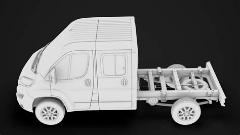 Fiat Ducato Chassis Truck Crew Cab Wb D Model By Creator D