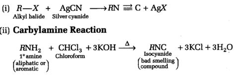 Neet Chemistry Notes Organic Compounds Containing Nitrogen Cyanides Cbse Tuts