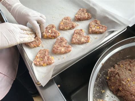 ハートハンバーグ♡ あおぞら保育園 東京都羽村市