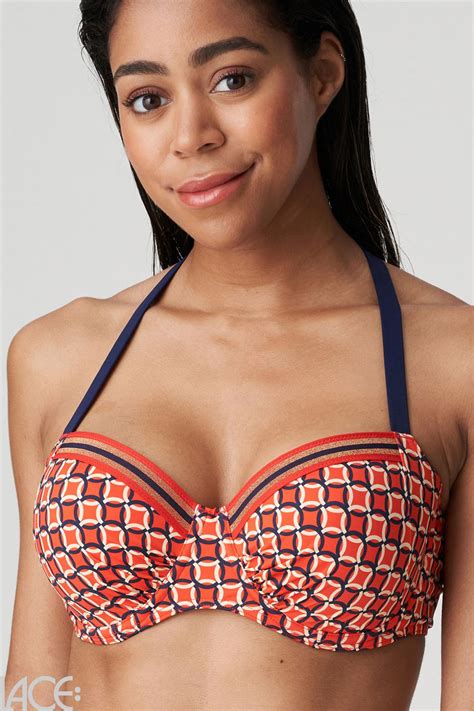 PrimaDonna Swim Albenga Bikini Bandeau BH E H Cup Lace De