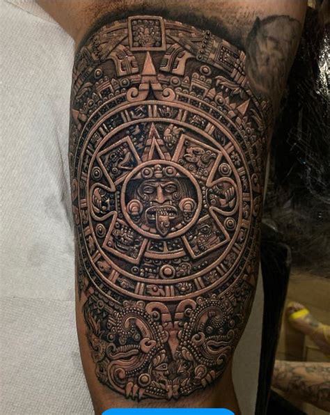 Aztec Tattoo Tribal Tattoos Cecil Polynesian Tattoo Drawings