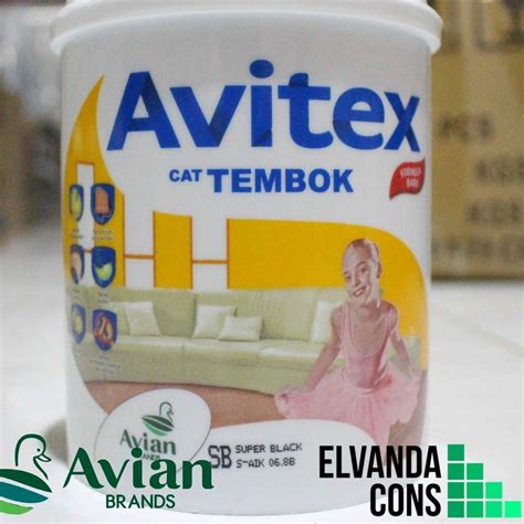 Jual Baru Terjamin Cat Avitex Kg Cat Tembok Dan Plafon Gypsum Avitex