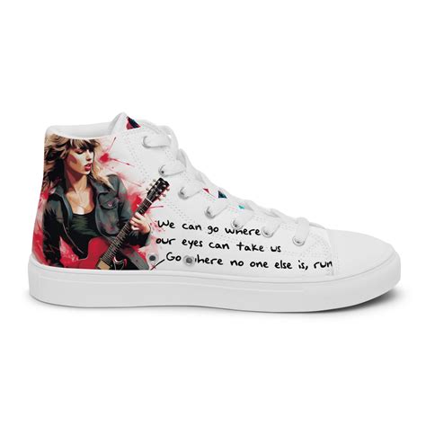 Taylor Swift Fan Art Shoes Swiftie Merch Ts Red Ts Run Shoes Eras