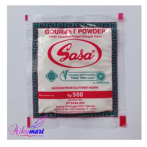 Sasa Penyedap Rasa Gr Isi Sachet Gourmet Powder Bahan Tambahan