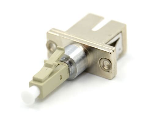 LC Male SC Female 62 5 125 Hybrid Adapter Fibertronics Inc