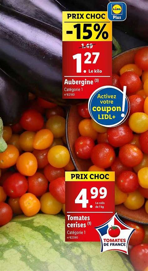 Promo Tomates Cerises Chez Lidl Icatalogue Fr