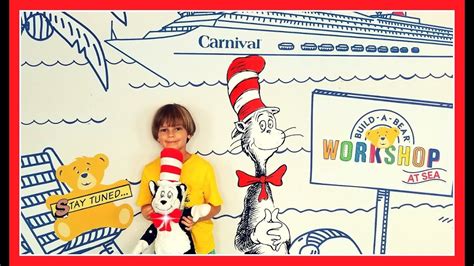 Build A Bear On Carnival Cruise Cat In The Hat Sweetie Fella Aleks