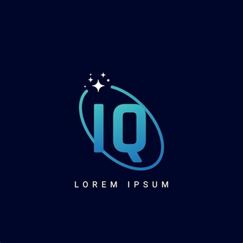 Premium Vector Creative Minimal Iq Qi Letter Business Logo Initial