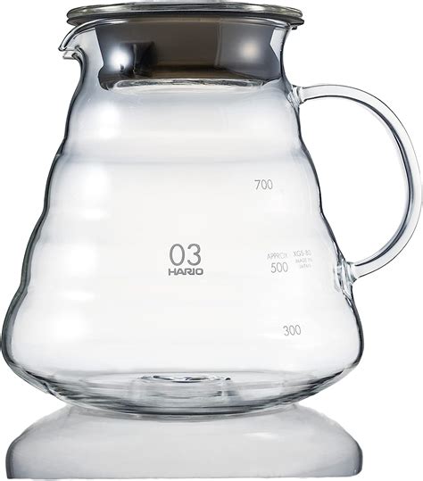 Hario V60 Glass Range Coffee Server 800ml Clear Coffee Servers