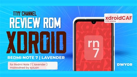 REVIEW CUSTOM ROM XDROID ANDROID 11 REDMI NOTE 7 LAVENDER YouTube