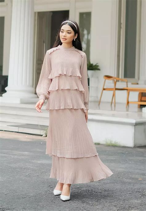 Jual LISH Laurie Skirt Nude Original ZALORA Indonesia