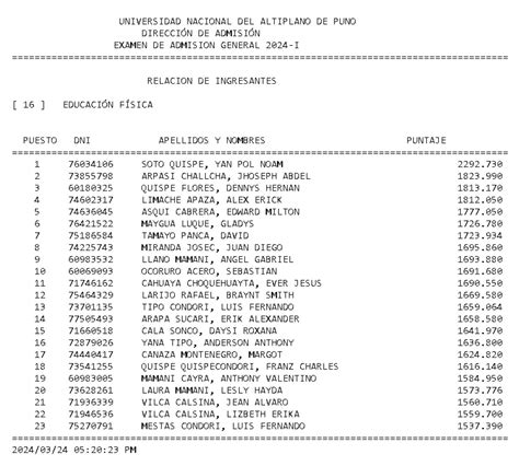 Link Oficial Lista De Ingresantes Una Puno Conoce Los Resultados