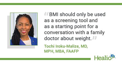 'Just one number': The problem with BMI