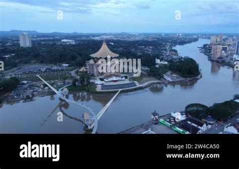 Kuching Sarawak Malaysia October 10 2020 The Iconic Landmark