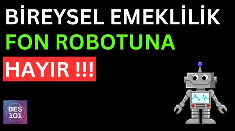 BİREYSEL EMEKLİLİK FON KOÇUNA HAYIR Bes Kendi Yatırımınız Olsun YouTube