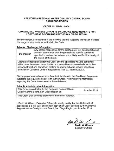 Fillable Online Waterboards Ca R920140041 CONDITIONAL WAIVERS OF WASTE